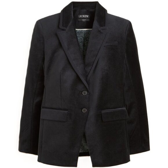 NWT-2-J.Crew Madelyn blazer in velvet